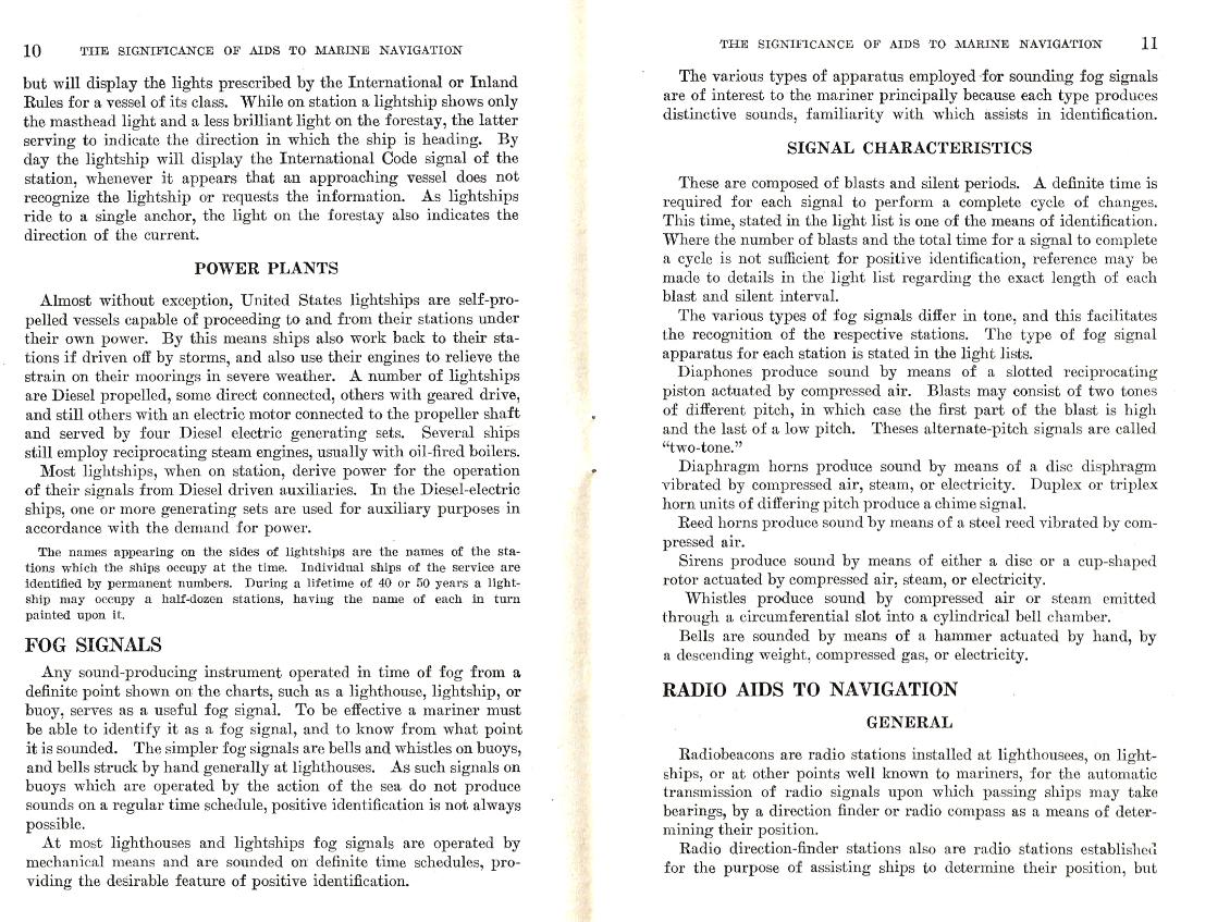 US Coast Guard- Significance of Aids to Navigation - 1943 Power Plants