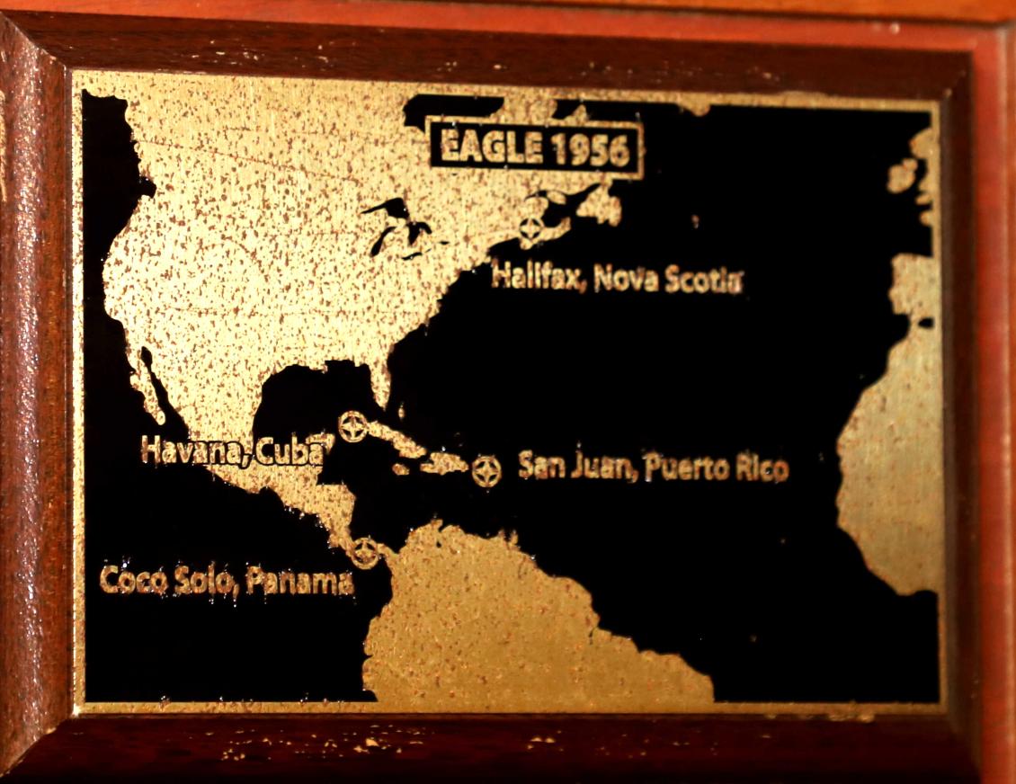 U.S> Coast Guard Barque Eagle - Voyage Plate 1950