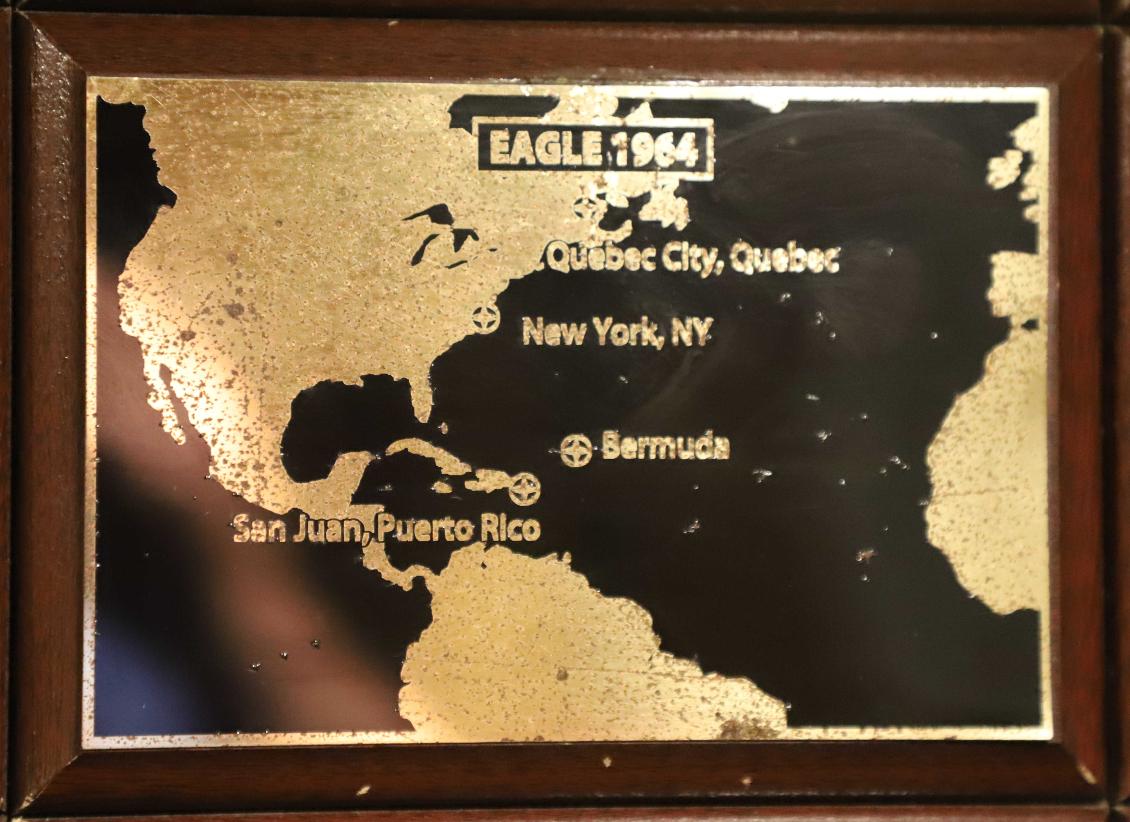 U.S> Coast Guard Barque Eagle - Voyage Plate 1964