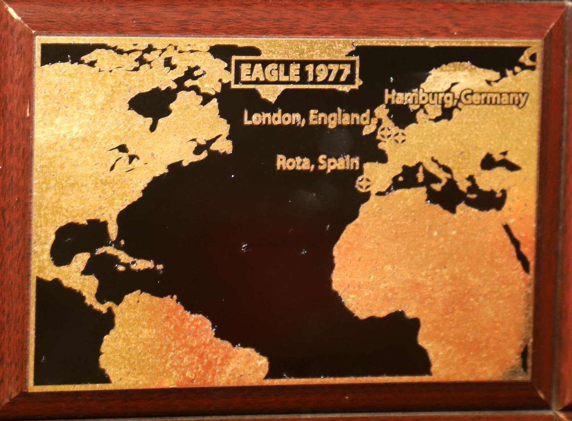U.S> Coast Guard Barque Eagle - Voyage Plate 1977