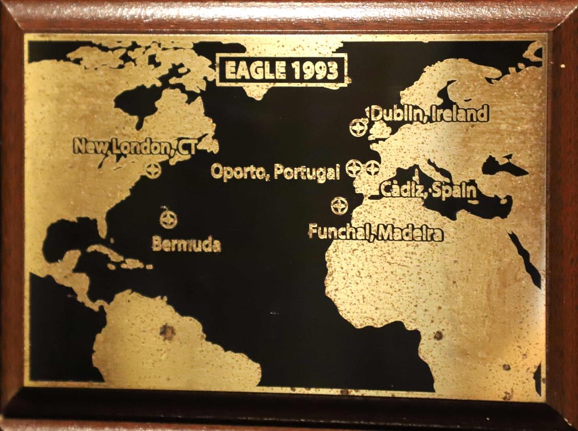 U.S. Coast Guard Barque Eagle - Voyage Plate 1993