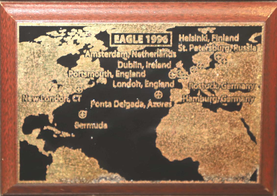 U.S. Coast Guard Barque Eagle - Voyage Plate 1996