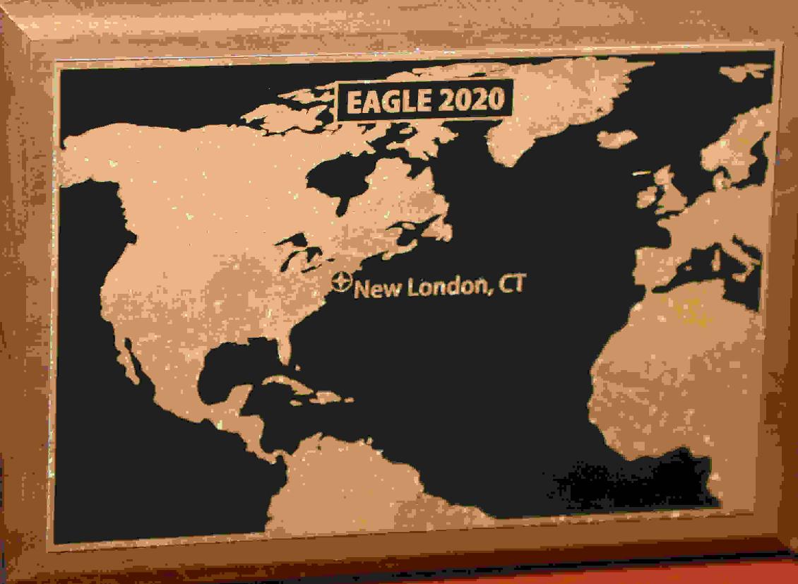 U.S. Coast Guard Barque Eagle - Voyage Plate 2020