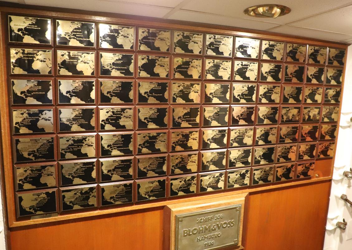 U.S> Coast Guard Barque Eagle - Voyage Plates