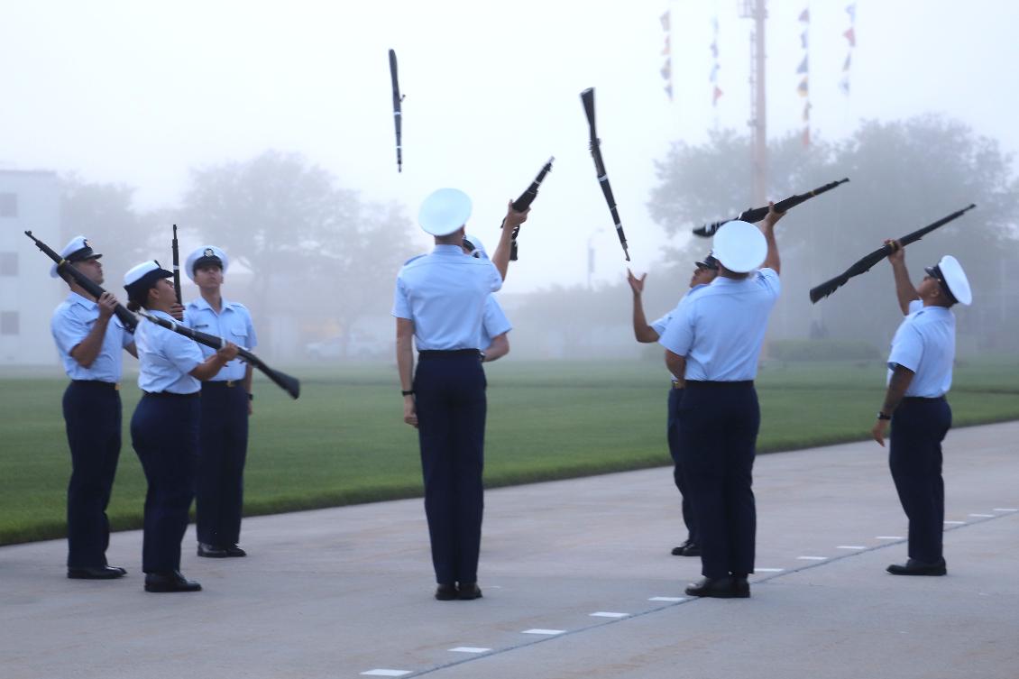 Cape May New Jersey Coast Guard Training Center Sunset Parade 2024