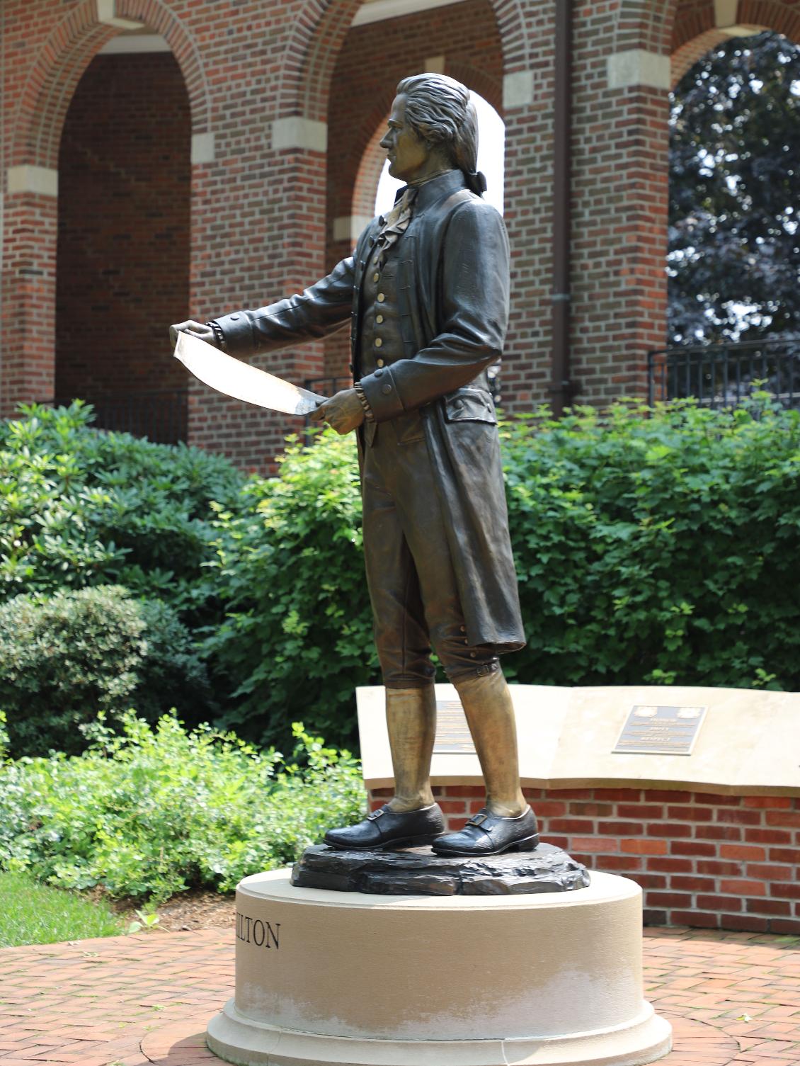 Alexander Hamilton Statue at the U.S. Coast Guard Academy