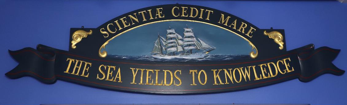 U.S. Coast Guard Academy - The Sea Yields to Knowledge Banner