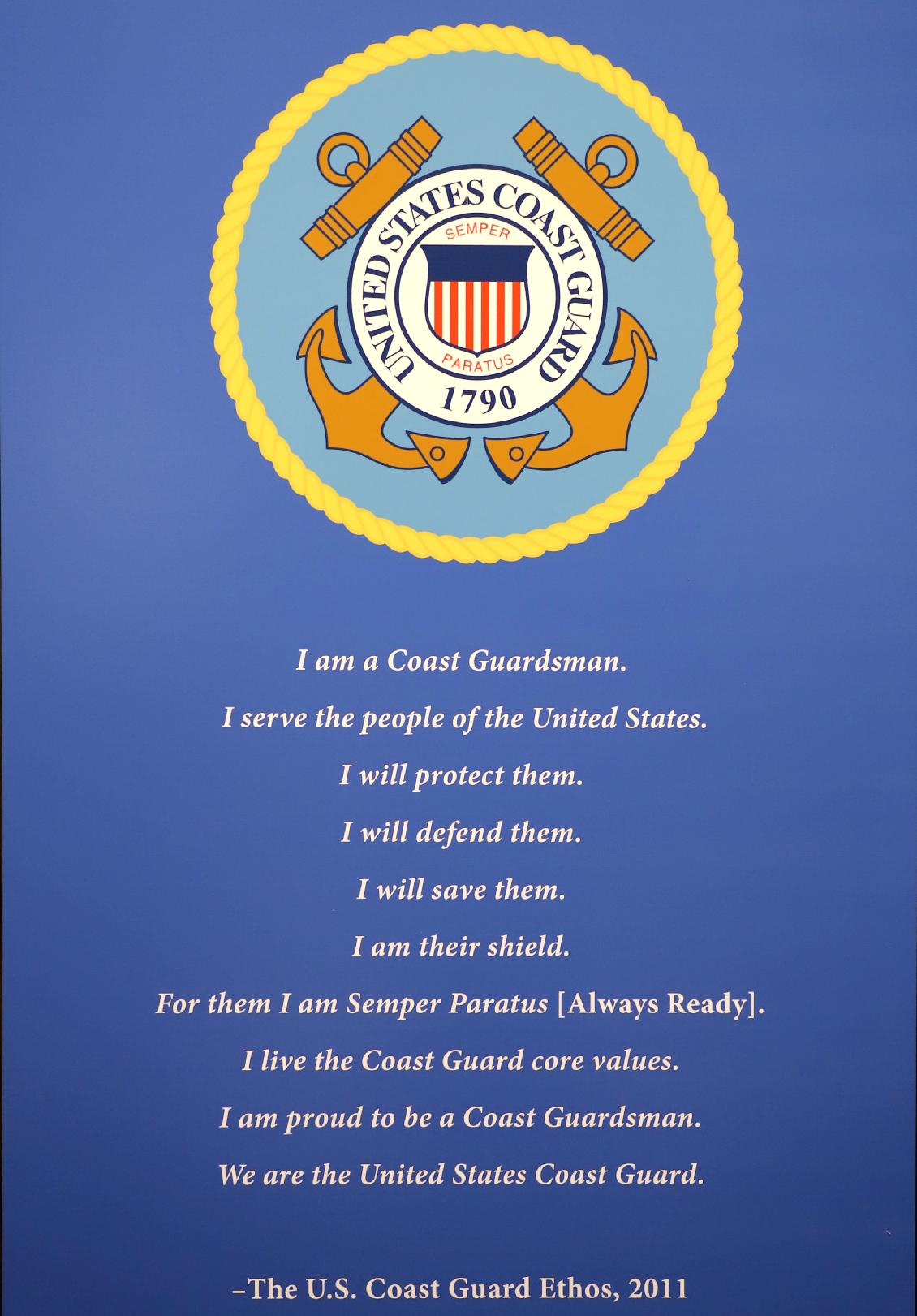 U.S. Coast Guard Academy Museum - I am a Coast Guardsman