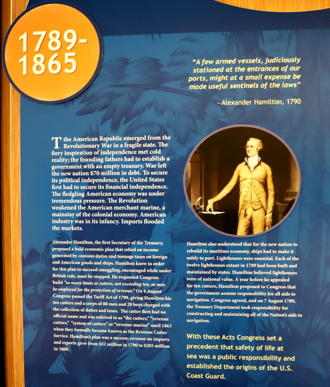 U.S. Coast Guard Academy Museum - 1789 - 1965
