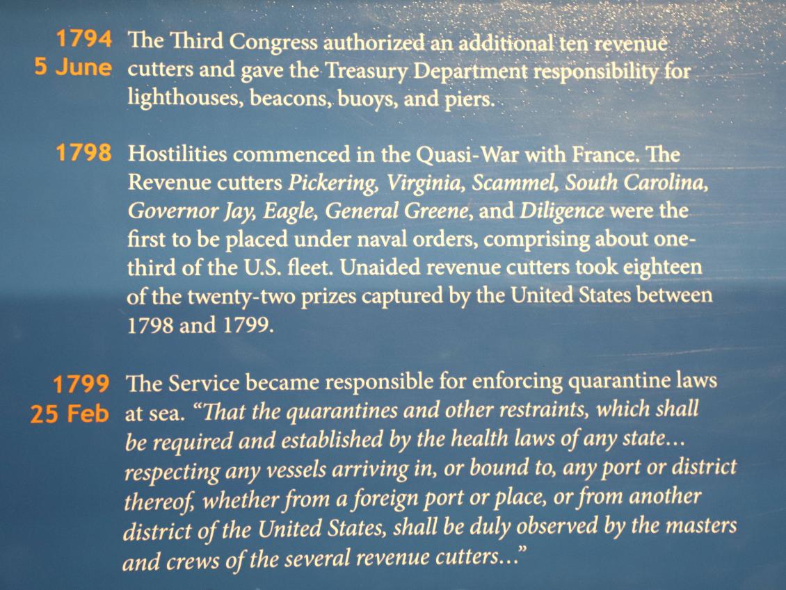 US Coast Guard Academy Museum - 1794