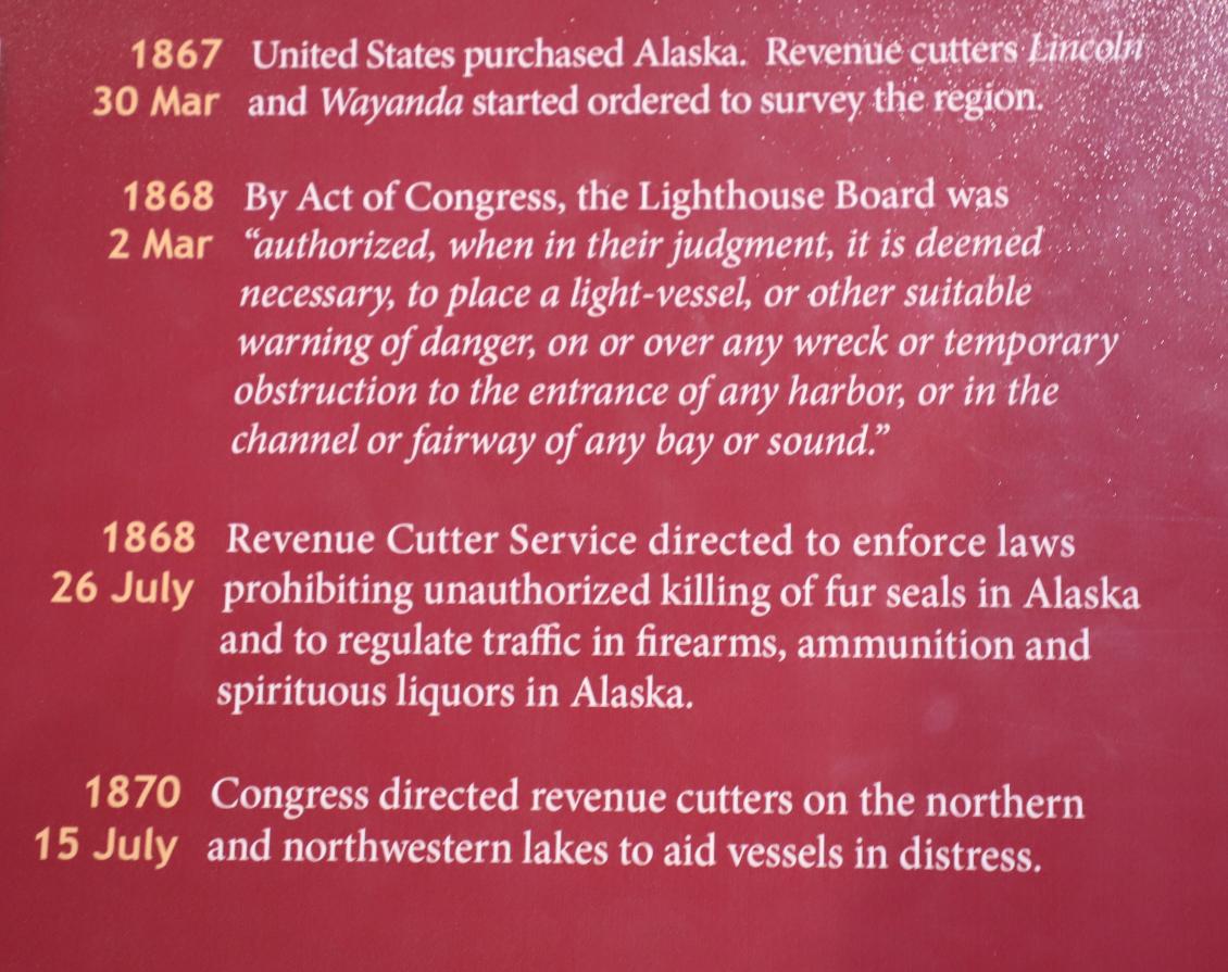 US Coast Guard Academy Museum - 1867