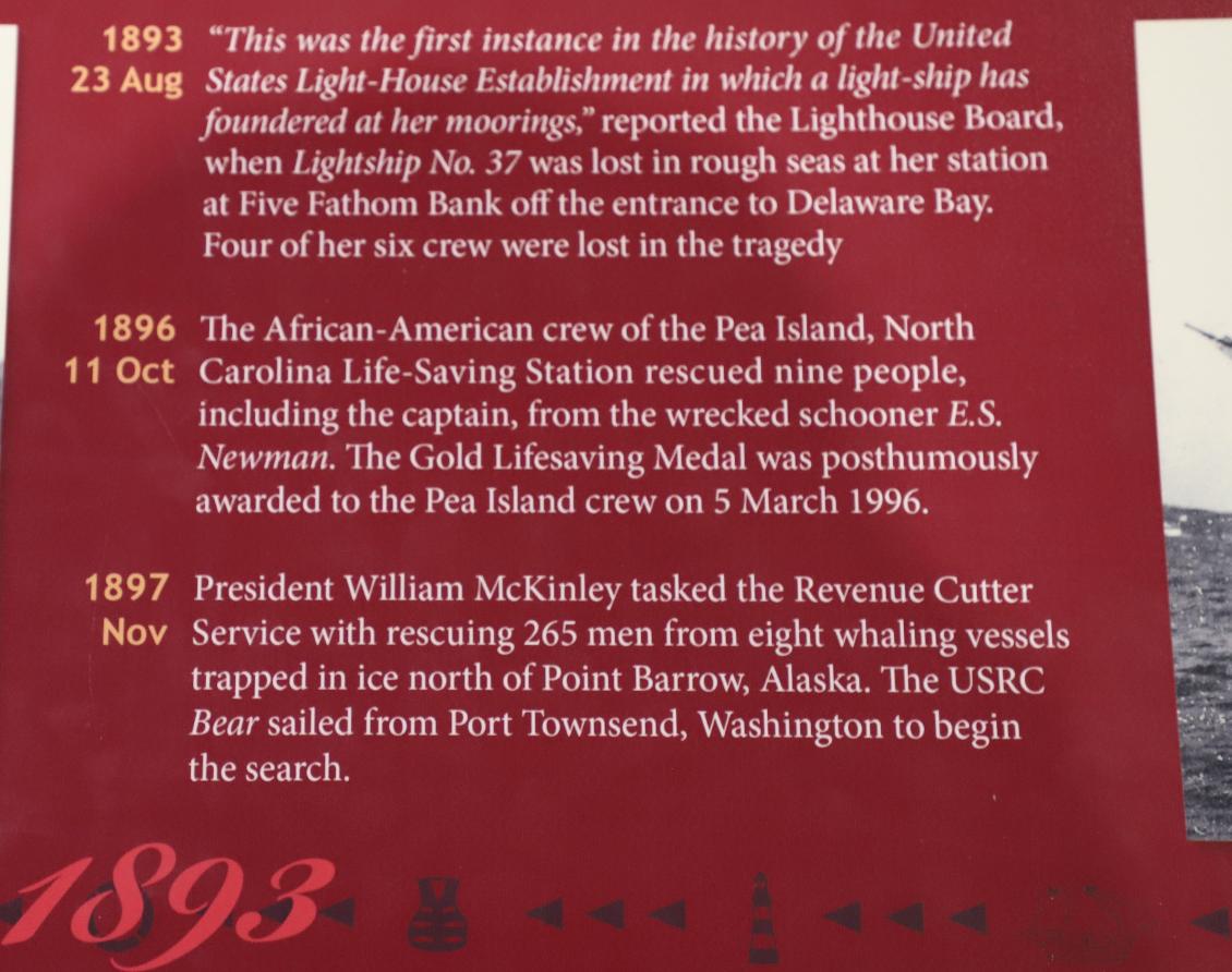 US Coast Guard Academy Museum - 1893
