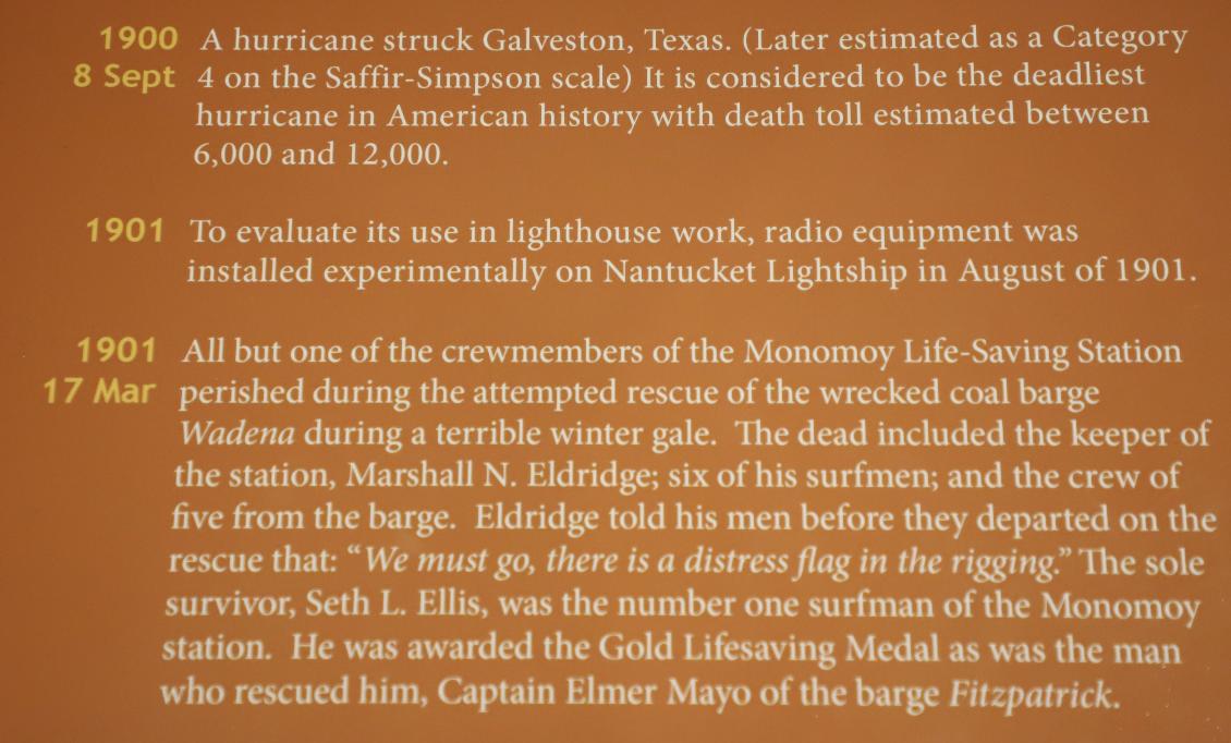 US Coast Guard Academy Museum - Timeline 1900