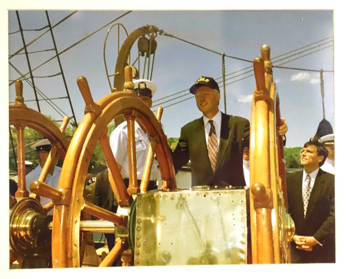 President Bill Clinton at the Helm