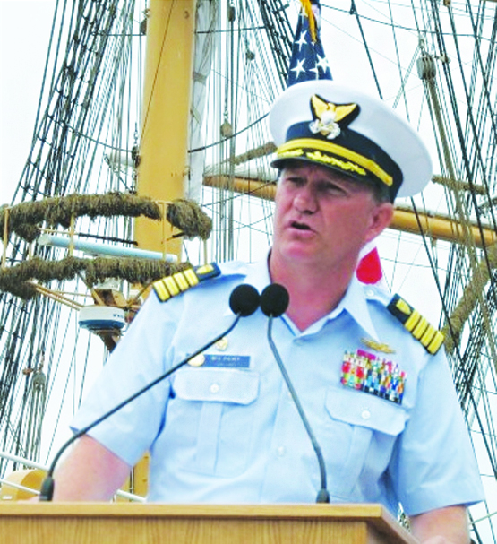 Coast Guard Eagle Captain Wes Pulver