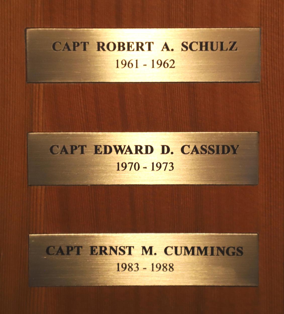 U.S. Coast Guard Barque Eagle Captains - Schulz, Cassidy & Cummings