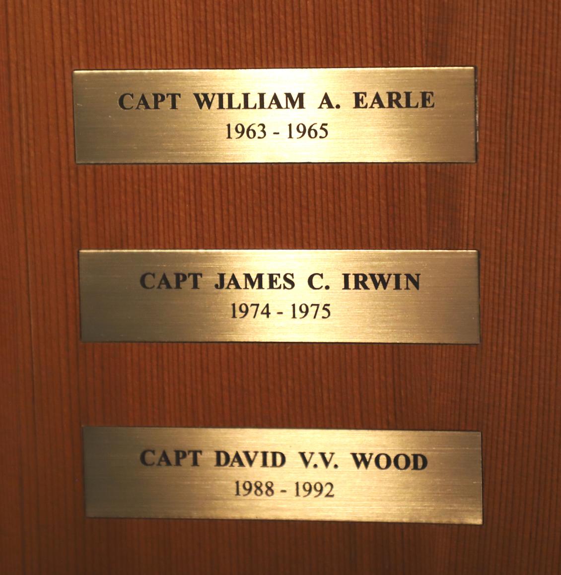 U.S. Coast Guard Barque Eagle Captains - Earle, Irwin & Wood