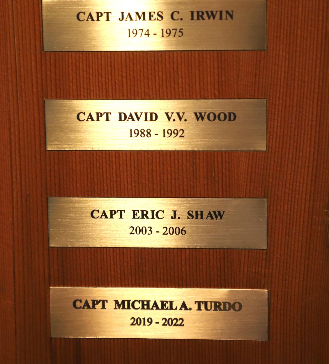 U.S. Coast Guard Barque Eagle Captains - Irwin, Wood, Shaw & Turdo
