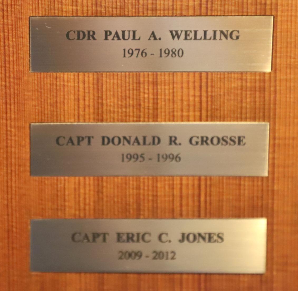 U.S. Coast Guard Barque Eagle Captains - Welling, Grosse & Jones