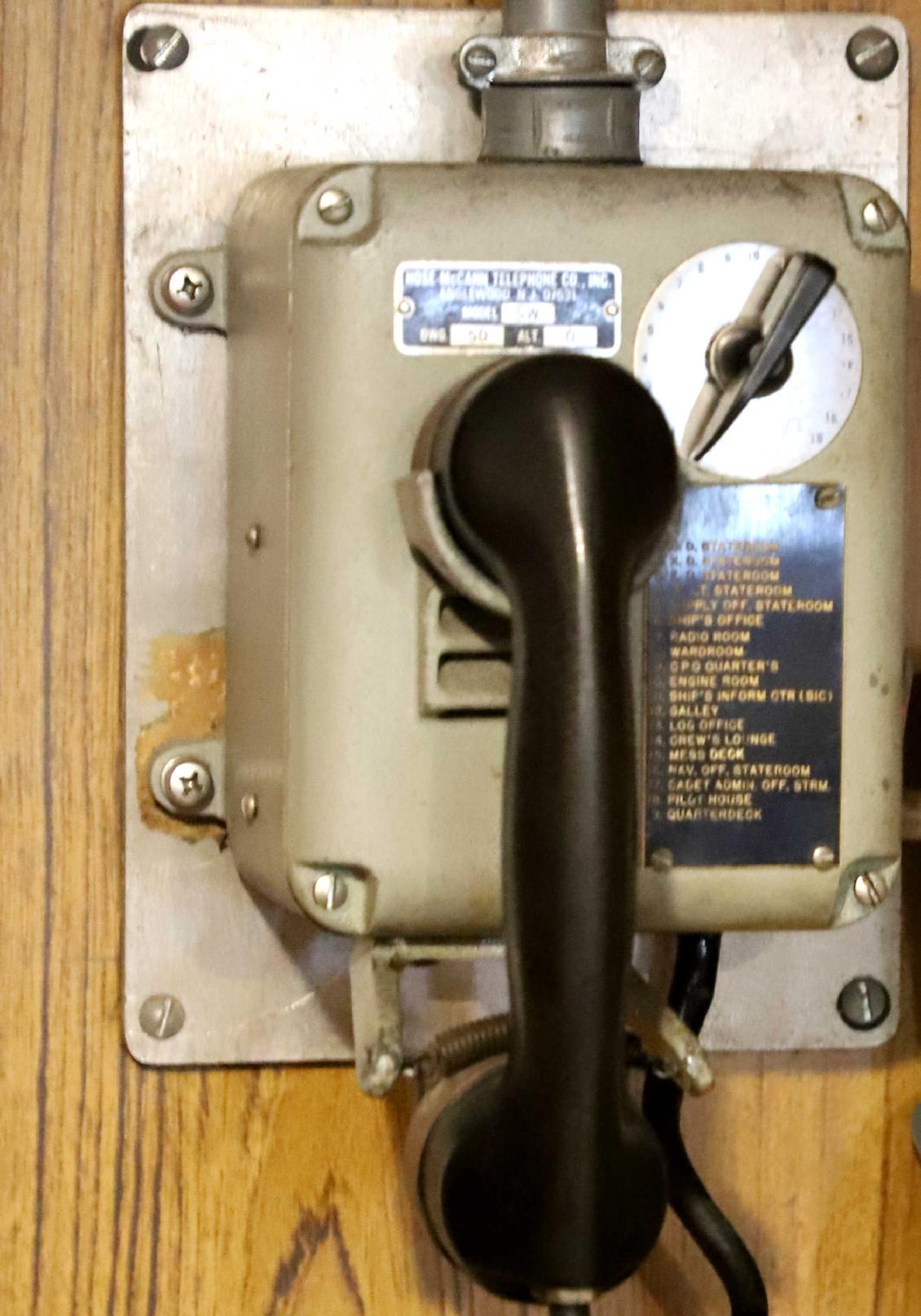 U.S. Coast5 Guard Cutter Eagle Wardroom Phone