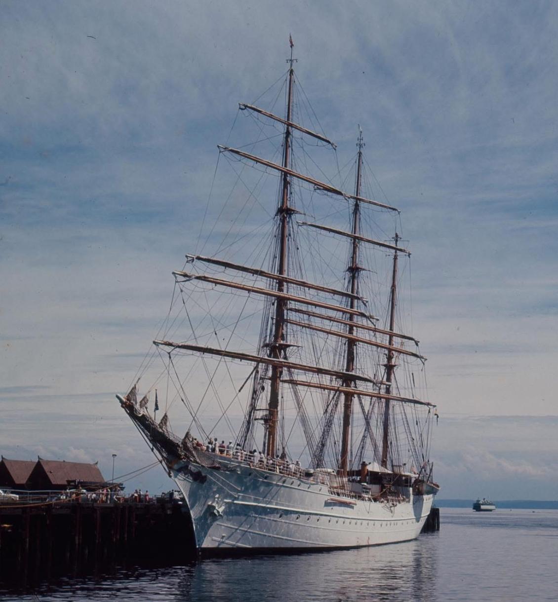 1950s Photo of the Coast Guard Eagle - Shared by Kati Gomez from her Dad's Collection