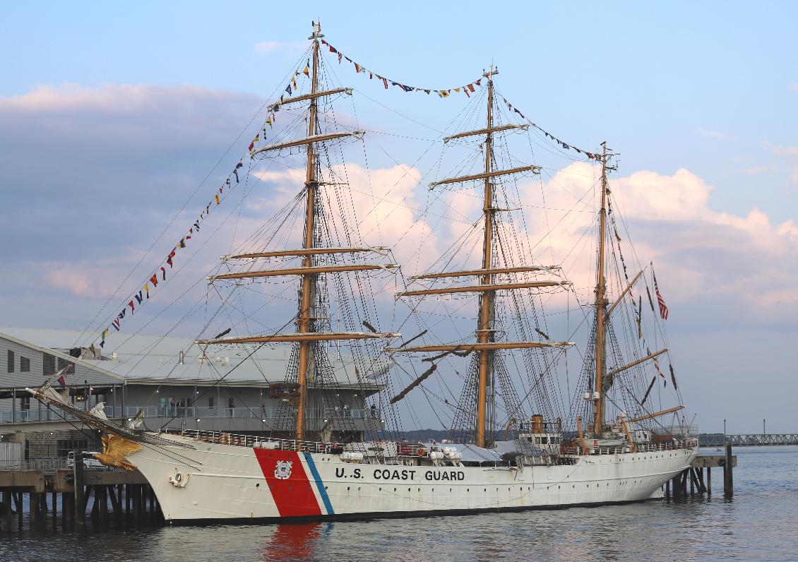 Coast Guard Cutter Eagle - Portland Maine August 6 2023