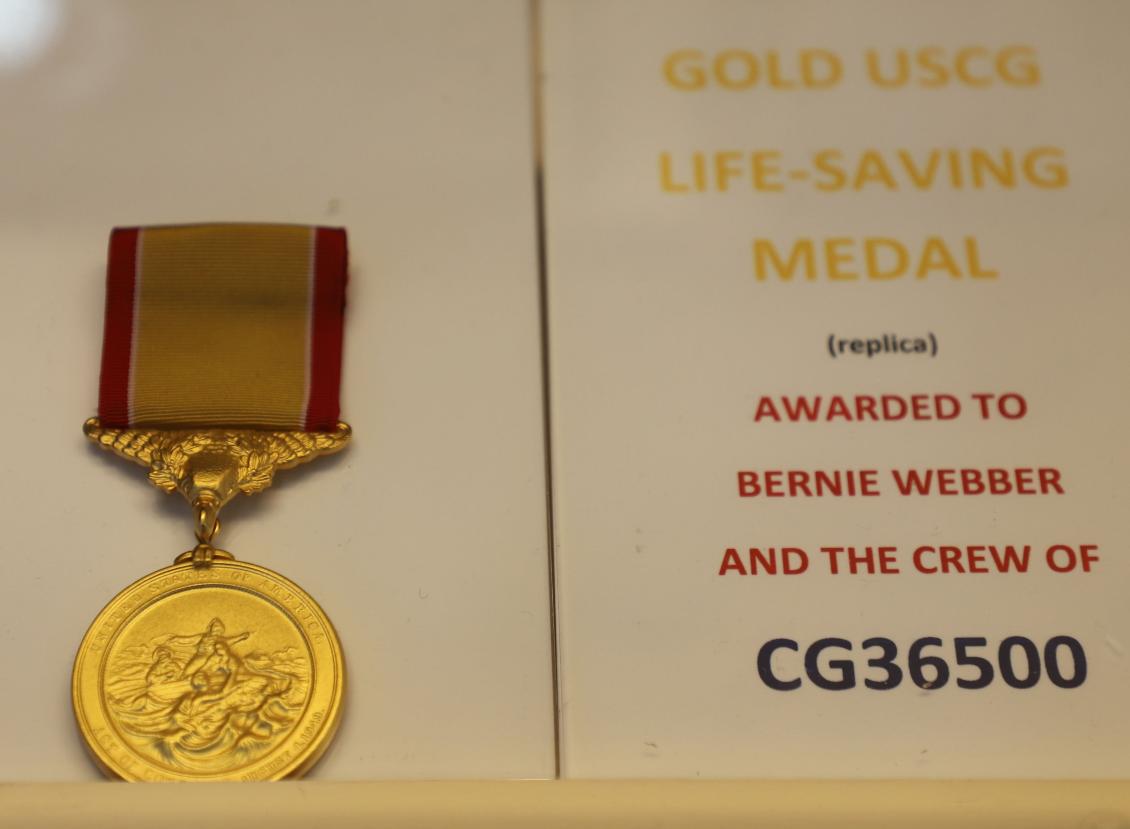 Coast Guard Tanker Pendleton Rescue off Chatham Massachusetts - Bernie Webber Life Saving Medal