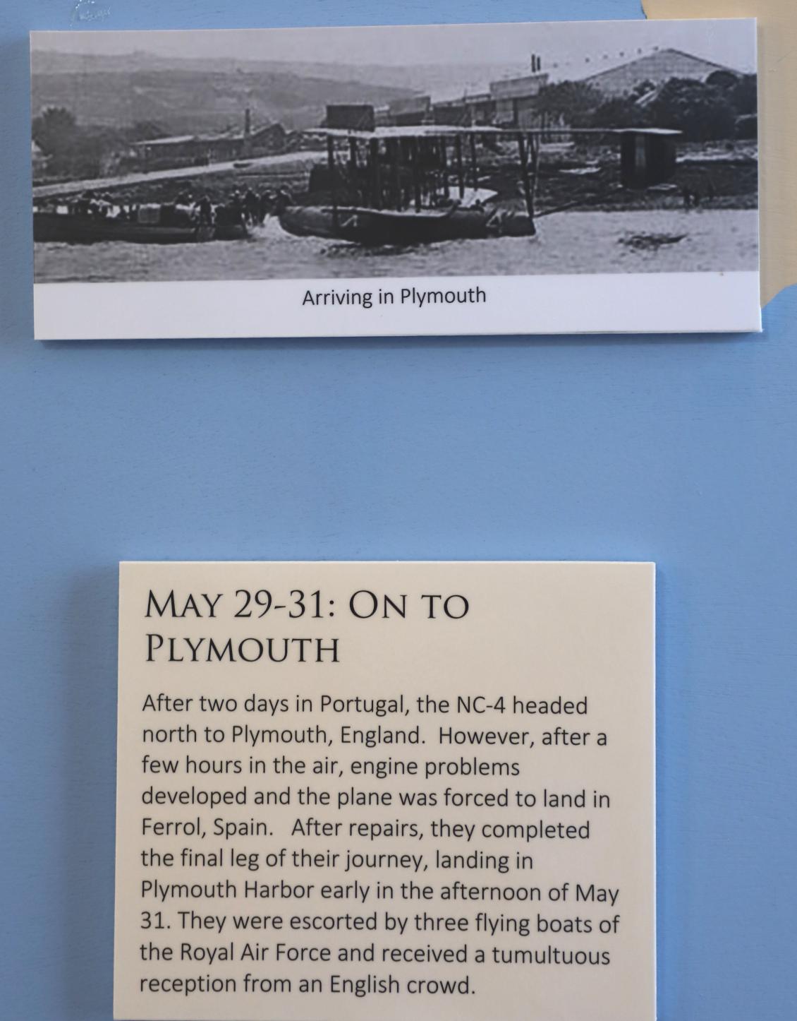 Curtiss NC-4 Cross-Atlantic Flight 1919 - Coast Guard Heritage Museum Barnstable Mass