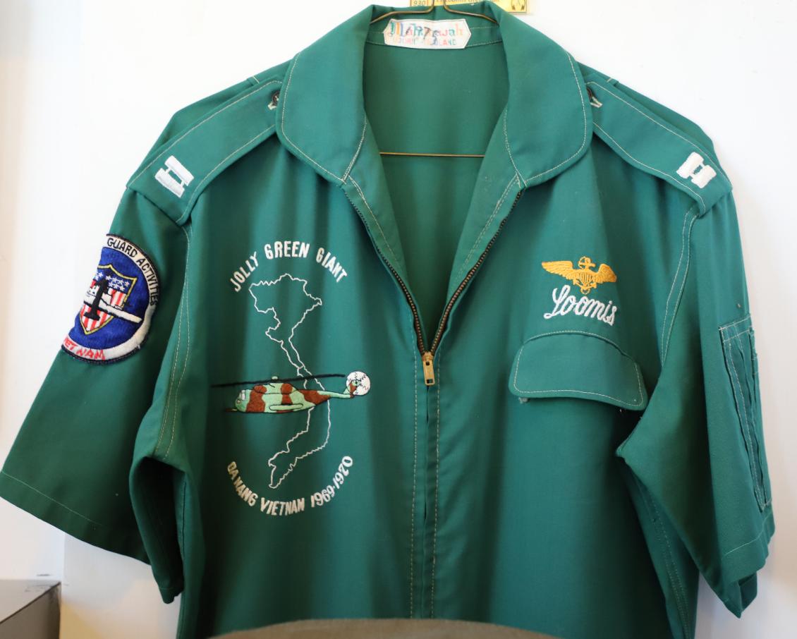 Operation Market Time Vietnam - Jolly Grean Giant Helicopter Flight Shirt - Coast Guard Heritage Museum - Barnstable Massachusetts