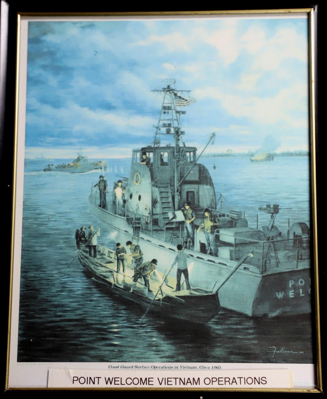 Operation Market Time Vietnam Point Welcome - Vietnam, Operations - Coast Guard Heritage Museum - Barnstable Massachusetts