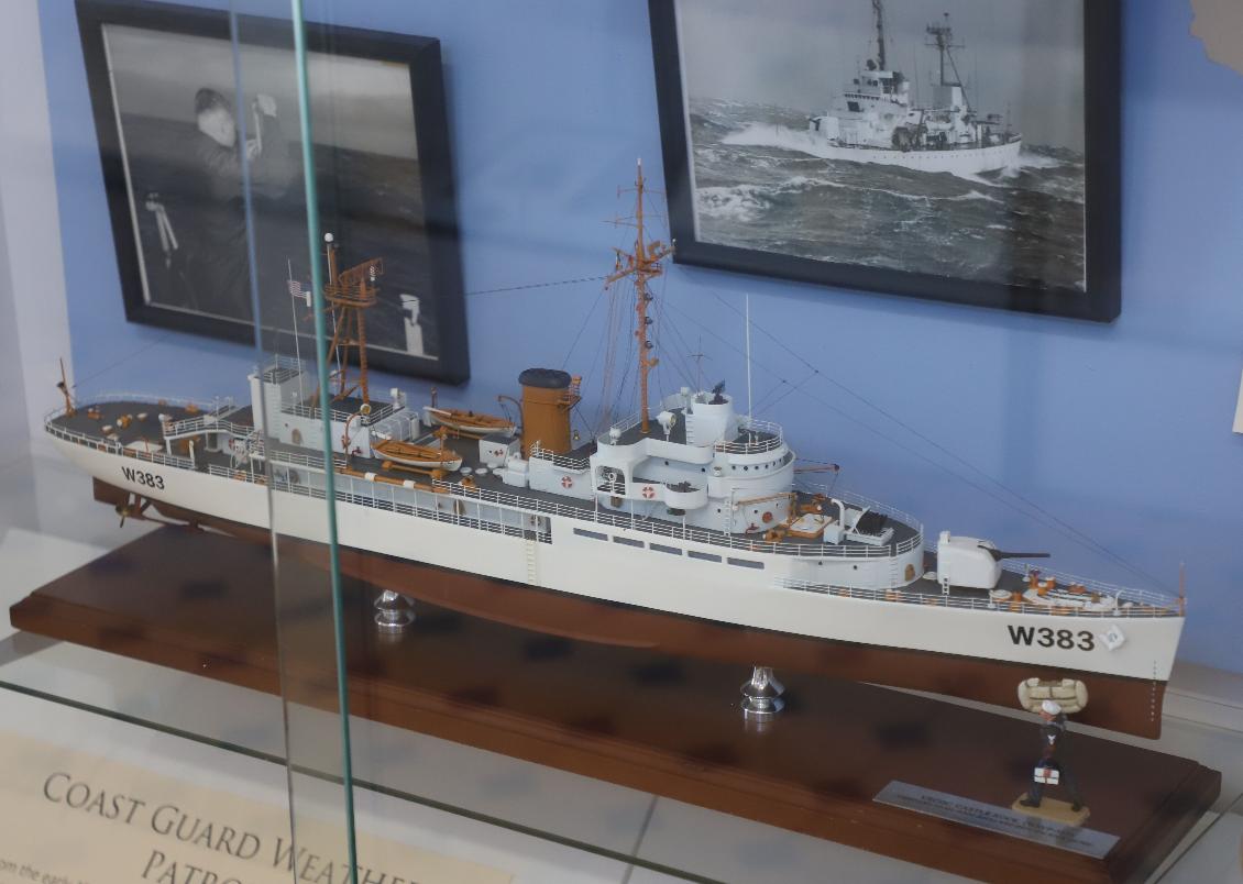 Coast Guard Cutter WAVP-383 Castle Rock - Coast Guard Heritage Museum Barnstable Massachusetts