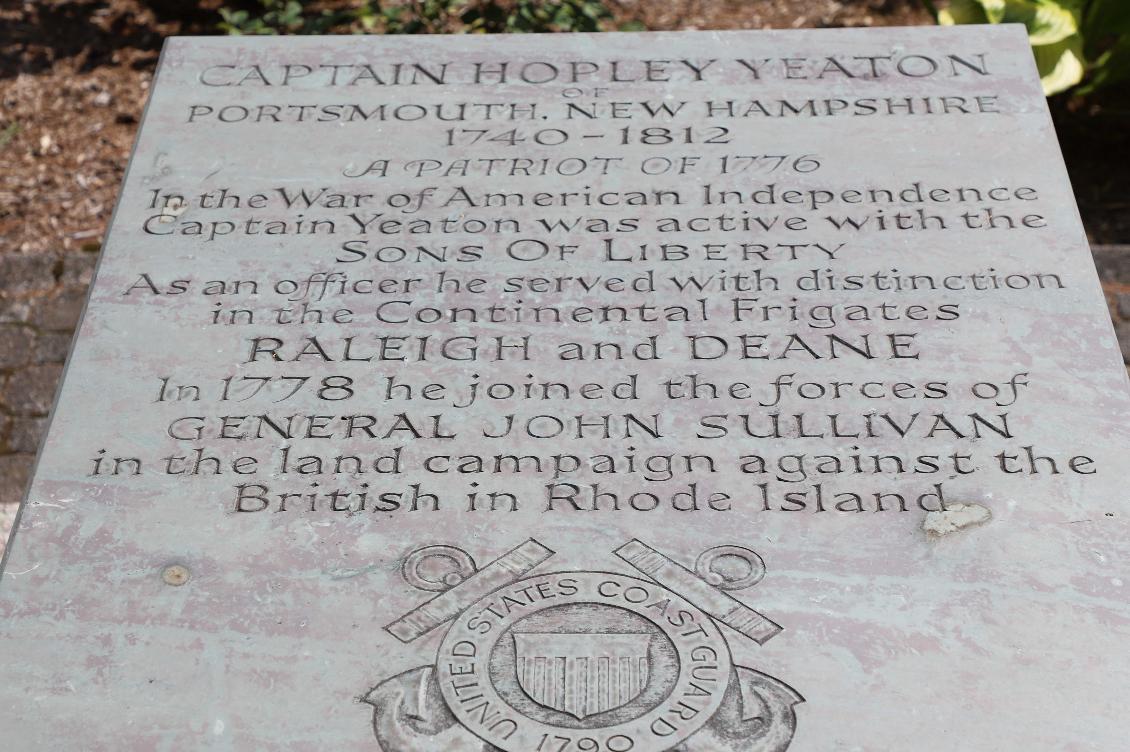 U.S. Coast Guard Academy - Hopley Yeaton Grave