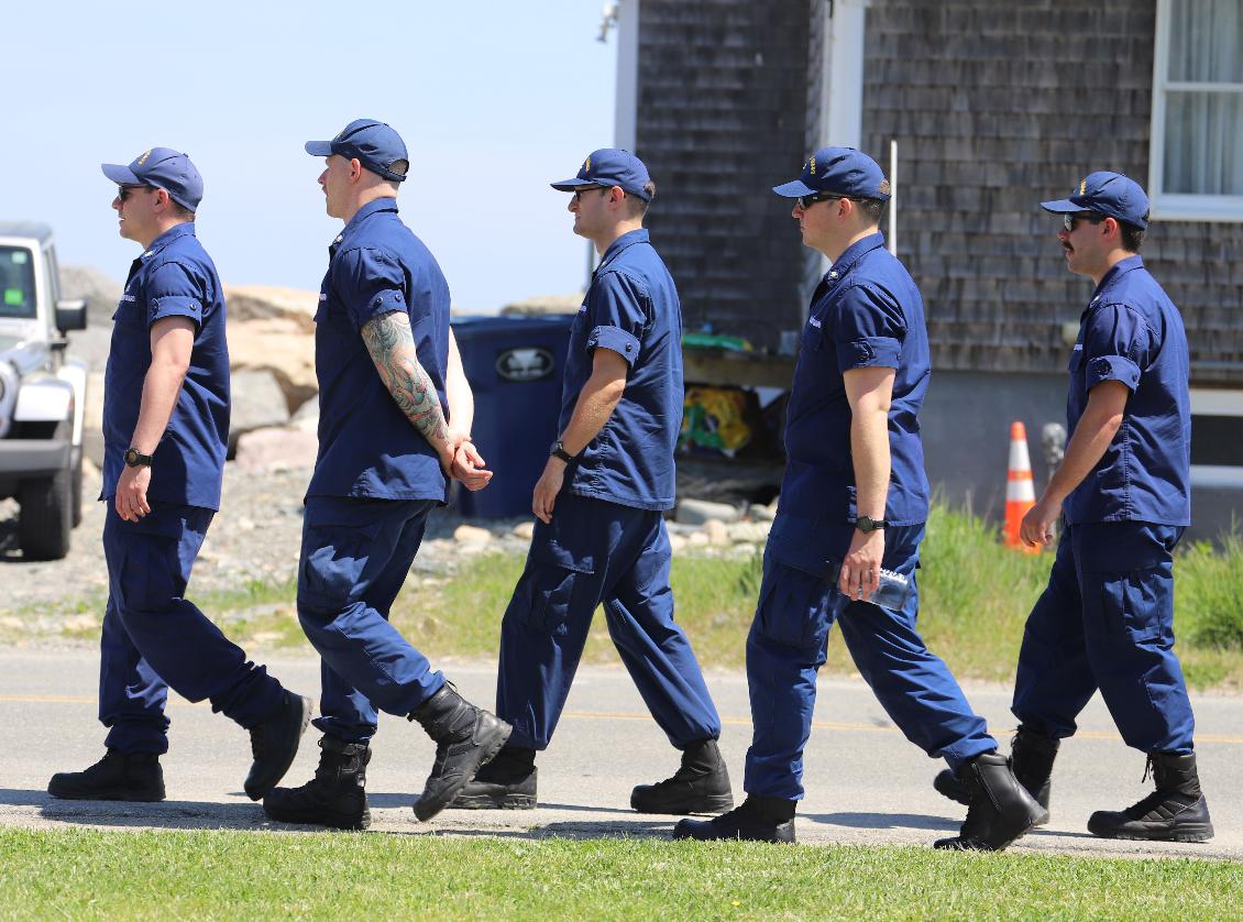 Retirement of Boston Light Keeper Dr. Sally Snowman at Hull Lifesaving Museum May 22 2024 Coast Guard Boston