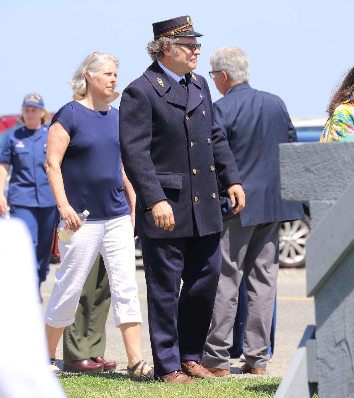 Retirement of Boston Light Keeper Dr. Sally Snowman at Hull Lifesaving Museum May 22 2024 Jonathan James and SeaScout Ship 5