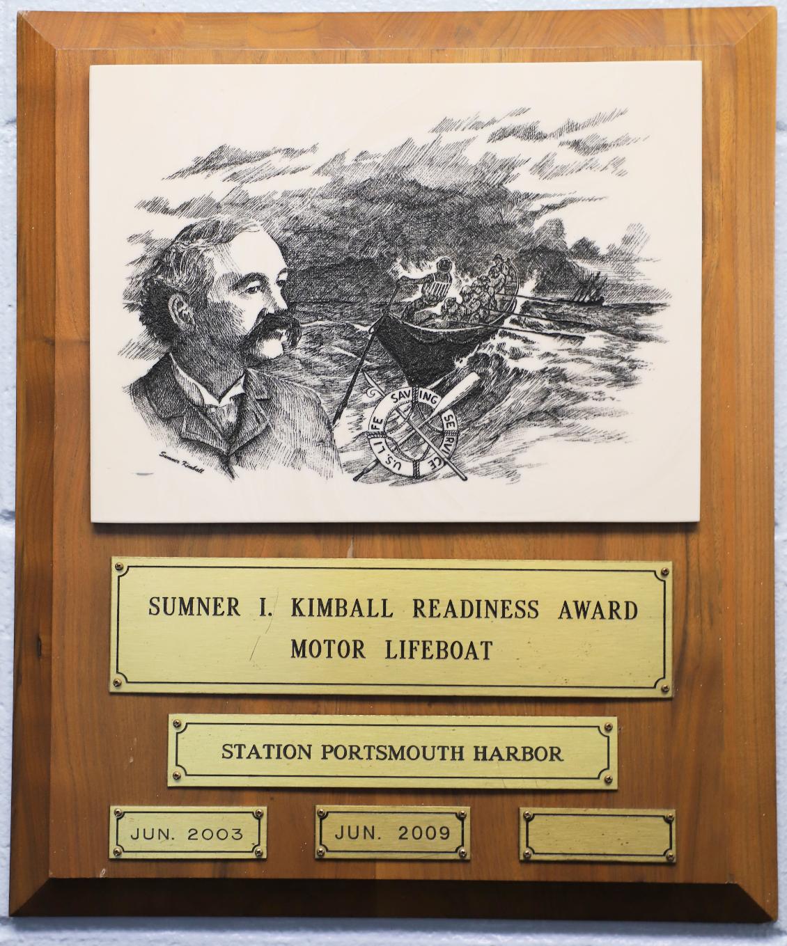 Portsmouth Harbor Coast Guard Station, New Castle New Hampshire - Sumner I Kimball Readiness Award