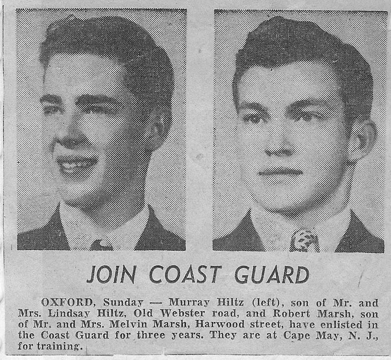 Robert Marsh Coast Guard Enlistment