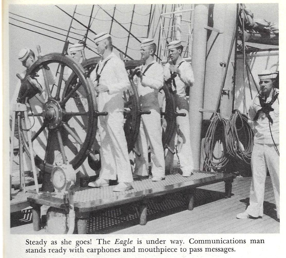 Sailing U.S. Coast Guard Eagle 1955 - Page 49 Eagle Under Way